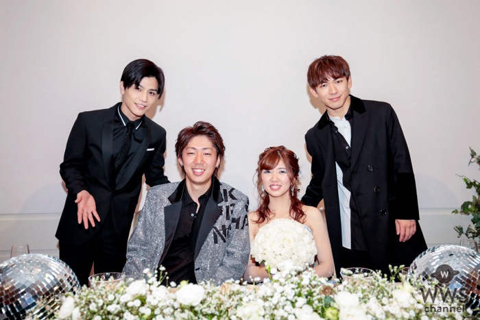 三代目JSB、NAOTO&岩田剛典が結婚式にサプライズで出演！