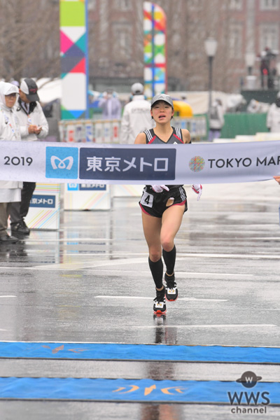 東京マラソン2019、初マラソンとなる一山麻緒が日本人女子トップ！