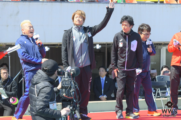 香取慎吾、稲垣吾郎がパラ駅伝オープニングアクトに登場！草彅剛は駅伝に参加！！