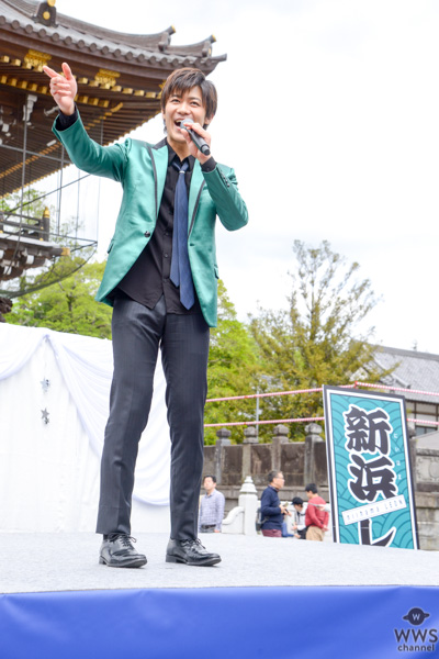 新浜レオンが令和元年デビューに向けて成田山新勝寺でご祈祷&歌唱イベント開催！