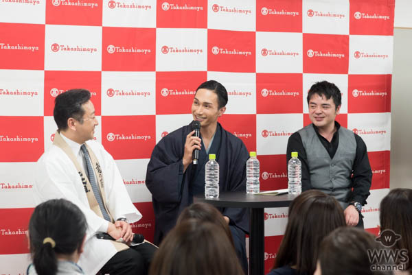 橘ケンチ、『第3回横浜高島屋日本酒まつり』トークイベントで日本酒の魅力を語る