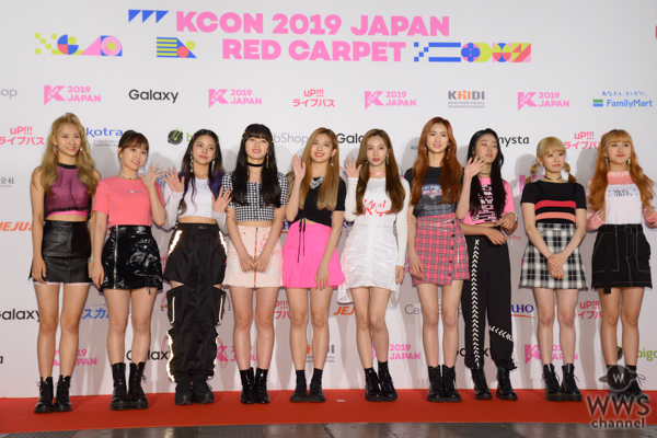 Cherry Bulletが「M COUNTDOWN」出演前のレッドカーペットに登場！＜KCON 2019 JAPAN＞