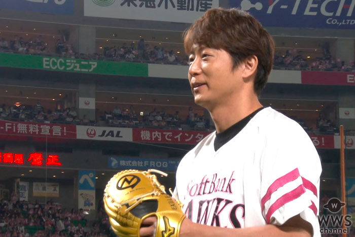 【動画】EXILE・黒木啓司が２年ぶりに始球式に登場！ 「令和でも投げれて嬉しい。メンディは意識してない(笑)」
