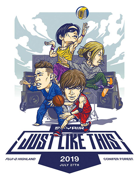 SPYAIR、夏の恒例単独ライブ『JUST LIKE THIS 2019』会場限定盤として発売決定！