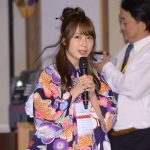 SKE48・高柳明音が浴衣姿で初めての金魚すくいにチャレンジ！『2019 大江戸温泉金魚物語』お披露目セレモニーに登場！