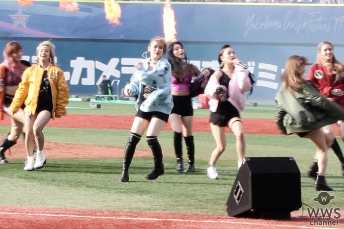 【動画】Happinessが横浜スタジアムで激しいパフォーマンスで新曲「POWER GIRLS」を披露！
