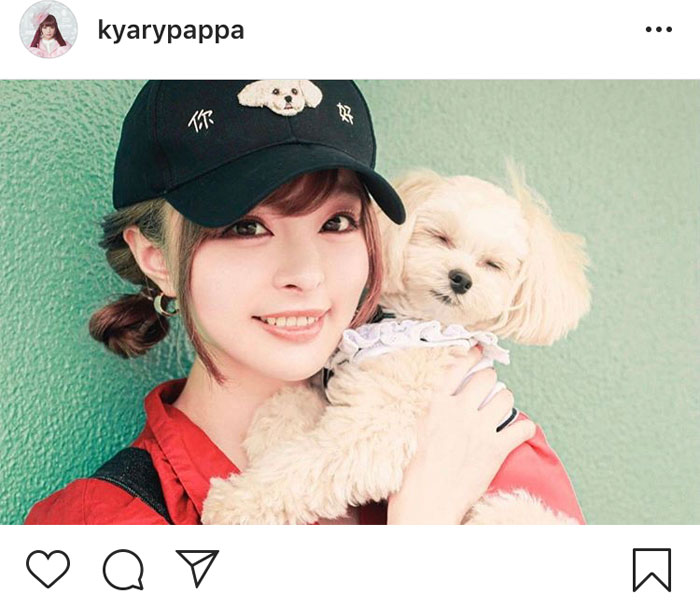 きゃりーぱみゅぱみゅと愛犬の2ショットが可愛いと話題に わたしもギュってされたい Wwsチャンネル