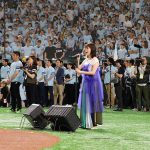 大原櫻子、約4万7千人の前で初の国歌独唱！＜鷹の祭典2019in東京ドーム＞