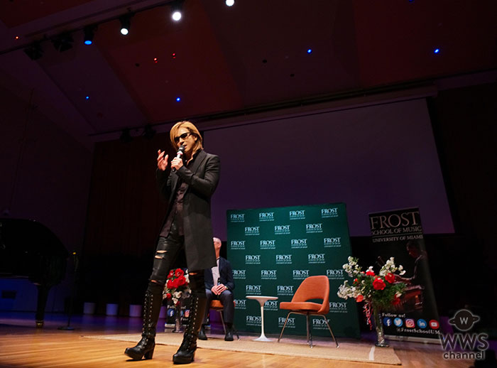 YOSHIKI、マイアミ大学フロスト音楽校にて特別講義を実施！