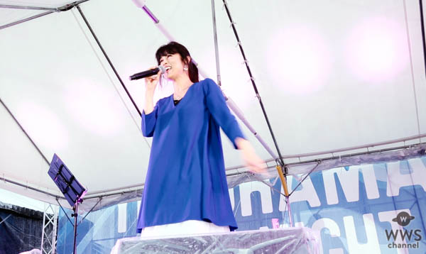 宇徳敬子、横浜・赤レンガ倉庫で『想い出の九十九里浜』をライブパフォーマンス！＜YOKOHAMA STAR☆NIGHT RUN 2019＞