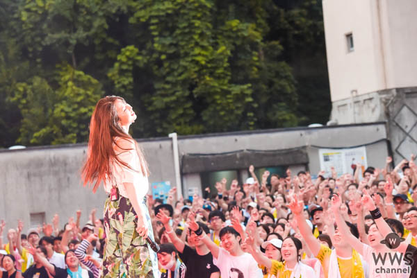 阿部真央、雨上がりの大阪城音楽堂で【阿部真央らいぶ夏の陣～2019〜】開幕！