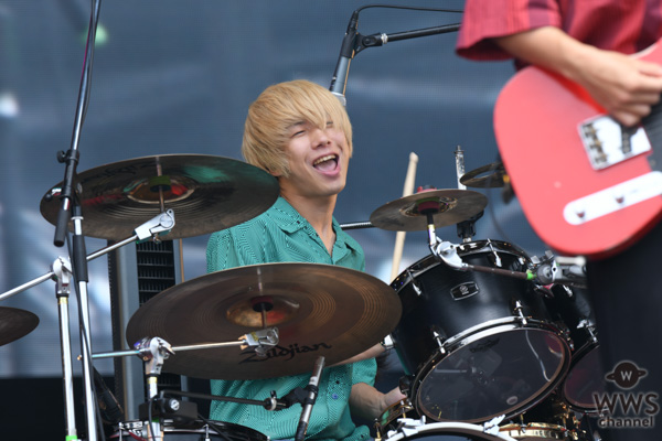 【ライブレポート】KEYTALK、夢に見た風景へ。超満員のGRASS STAGE< ROCK IN JAPAN FESTIVAL 2019>