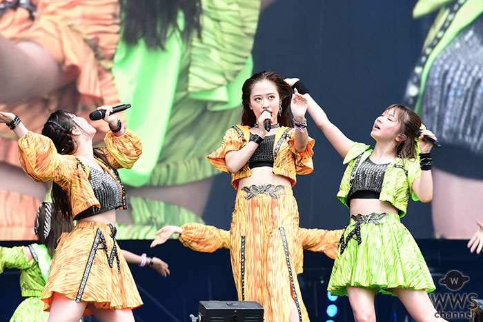 【ライブレポート】モーニング娘。'19がGRASS STAGEで名曲ぞろいの圧巻のステージを見せる！小田さくら、復帰ステージで元気一杯パフォーマンスも！ 〈ROCK IN JAPAN FESTIVAL 2019〉