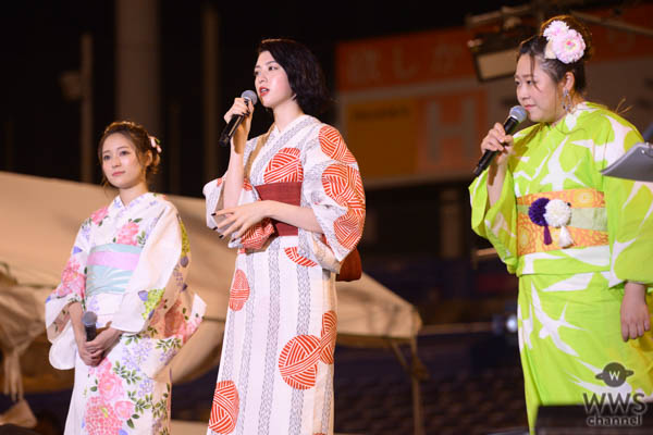 三吉彩花、chayが花火の余韻を残すステージで花火のエピソードを語る！＜2019 神宮外苑花火大会＞