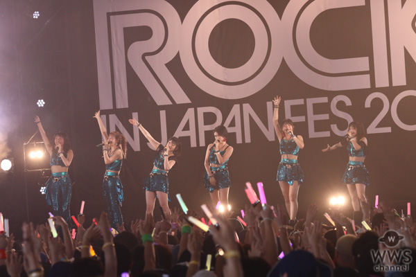 【ライブレポート】Juice=Juiceが「ROCK IN JAPAN FESTIVAL 2019」に初出演！ブルーのスパンコールのドレスで夏フェスの空気をガラリと変える！＜ROCK IN JAPAN FESTIVAL 2019＞