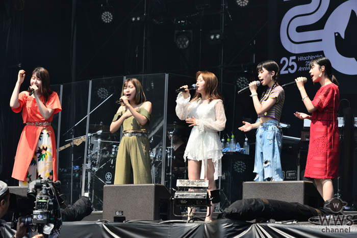 【ライブレポート】Little Glee Monster（リトグリ)が青空の下、圧倒的なハーモニーで奏でる！＜ROCK IN JAPAN FESTIVAL 2019＞