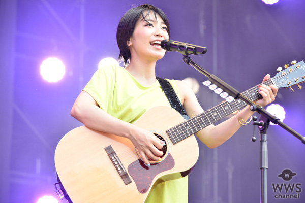 【ライブレポート】miwaが眩しい陽射しを受けPARK STAGEに登場！ロックチューンで夏本番を盛り上げる！＜ROCK IN JAPAN FESTIVAL 2019＞