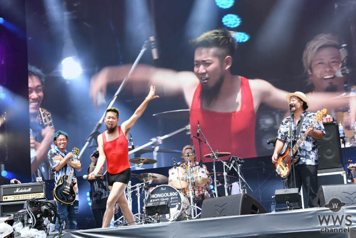 【ライブレポート】MONGOL800（モンパチ）、GRASS STAGEのオープニングでWANIMAとコラボ！＜ROCK IN JAPAN FESTIVAL 2019＞