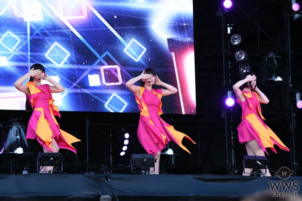 【ライブレポート】PerfumeがキレのあるパフォーマンスでGRASS STAGEを魅了！＜ROCK IN JAPAN FESTIVAL 2019＞