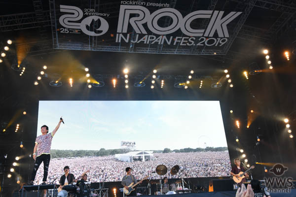 【ライブレポート】ポルノグラフィティが強さを実感させる圧巻のステージを展開！＜ROCK IN JAPAN FESTIVAL 2019＞