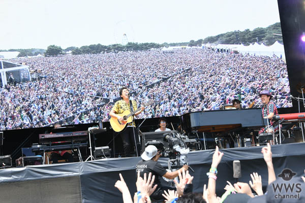 【ライブレポート】スキマスイッチが緩急で魅せる多幸感に満ちた初GRASS STAGE＜ROCK IN JAPAN FESTIVAL 2019＞