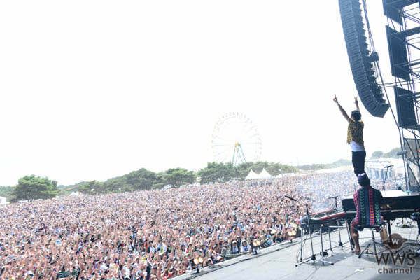 【ライブレポート】スキマスイッチが緩急で魅せる多幸感に満ちた初GRASS STAGE＜ROCK IN JAPAN FESTIVAL 2019＞