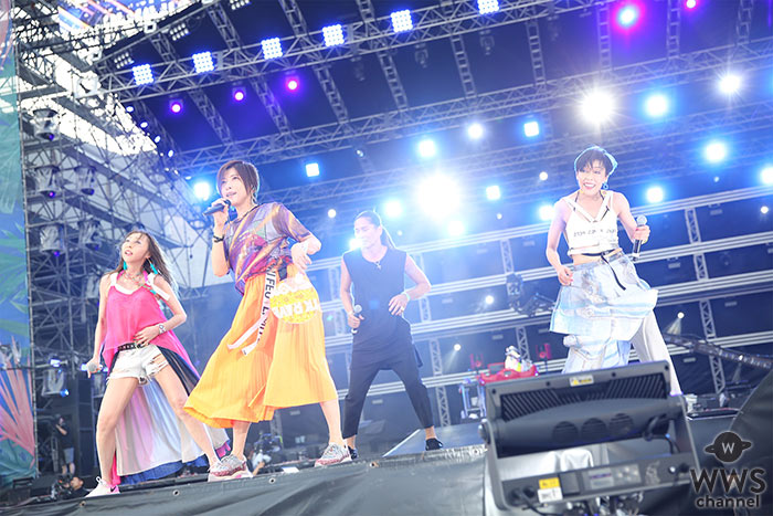 TRFが「a-nation 2019」大阪公演で見せる往年のパフォーマンスに会場熱狂！＜a-nation 2019＞