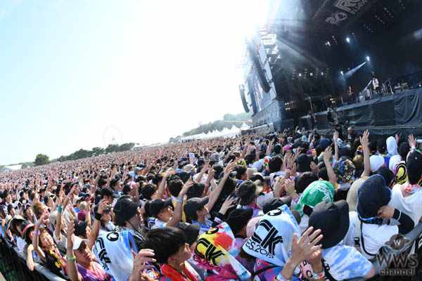 【ライブレポート】UNISON SQUARE GARDENがほぼノンストップ、怒涛の演奏で魅せる！〈ROCK IN JAPAN FESTIVAL 2019〉