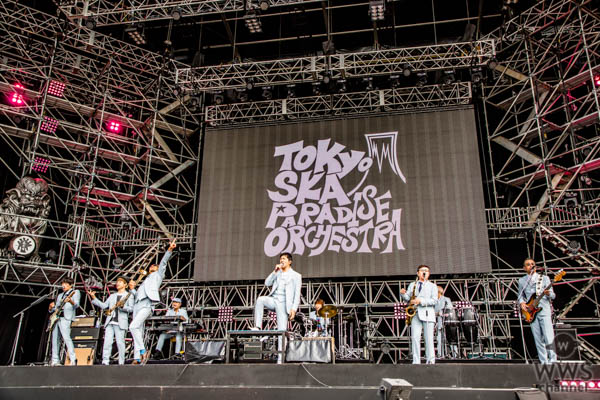 【ライブレポート】東京スカパラダイスオーケストラ、情熱のサウンドで氣志團万博2019 YASSAI STAGEが熱狂！