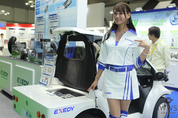 【東京モーターショー2019】安藤まい、村上楓、美しすぎるコンパニオンがEXEDY(エクセディ)ブースを盛り上げる！