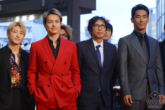 三代目JSB・今市隆二、小林直己、GENERATIONS ・佐野玲於が「第32回東京国際映画祭」レッドカーペットに堂々と登場！