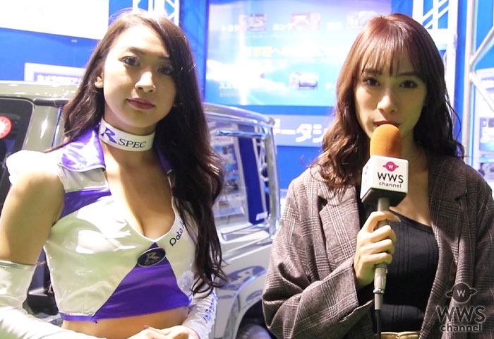 【動画】フィリピンと日本のハーフ美女アンジュが登場！東京モーターショー2019「データシステム」ブースでモデル・岡島彩花がインタビュー