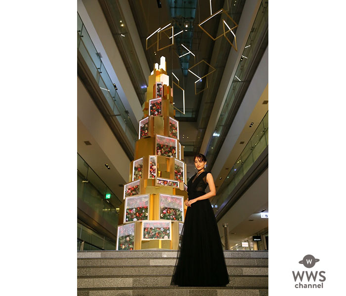 山本美月がOMOTESANDO HILLS CHRISTMAS 2019の点灯式に初登場！