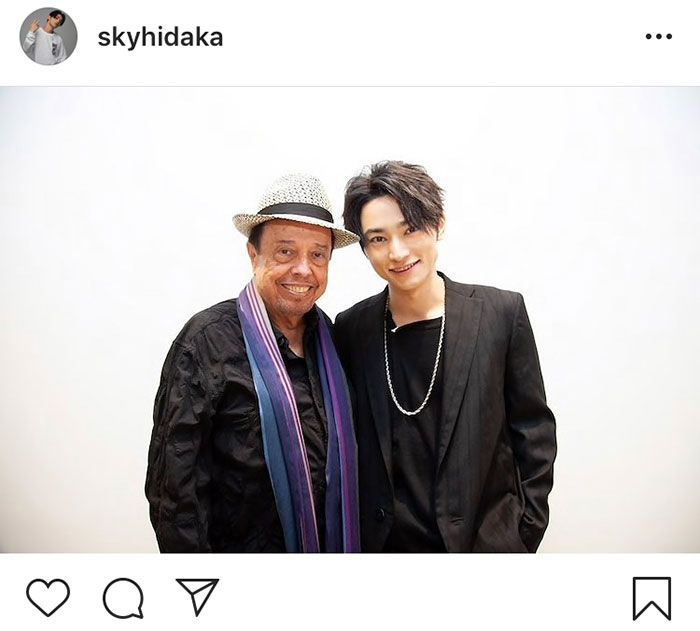 SKY-HI 、セルジオ・メンデスとの2ショット公開「太陽の様な人でした」