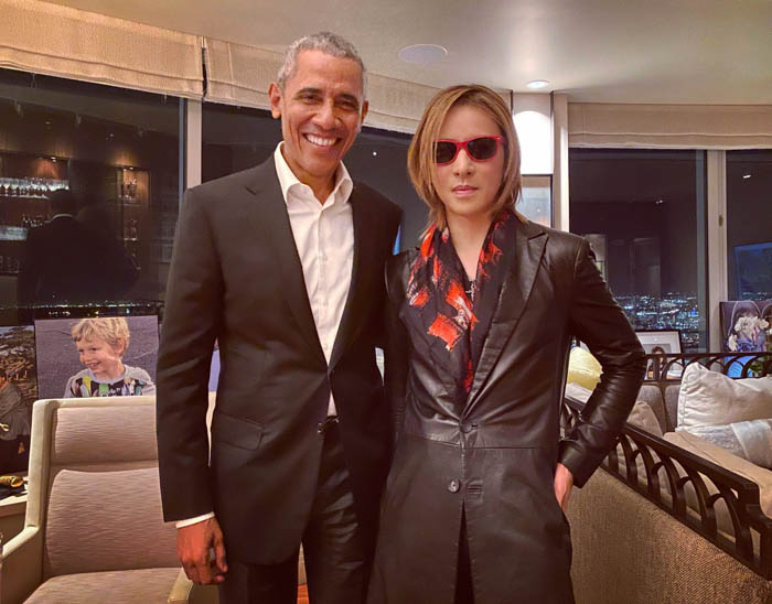 X JAPAN YOSHIKIの誕生日をオバマ前米大統領が祝福！「スケールが凄すぎて二度見しました」とファン驚き