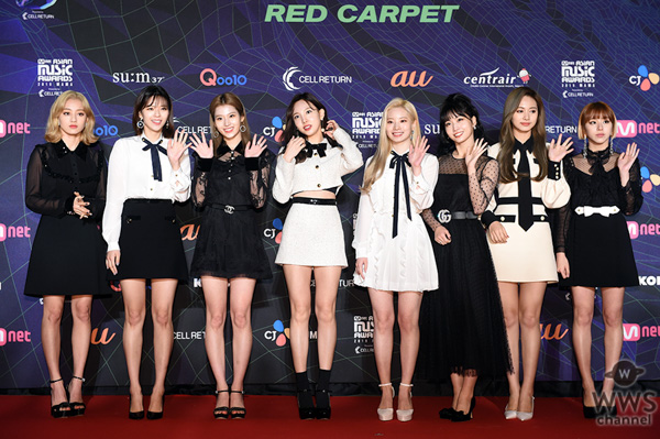 TWICEが2019 MAMA(Mnet Asian Music Awards)レッドカーペットに登場！