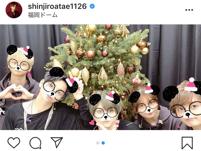 AAAがドームツアーを完走！クリスマス前の集合ショットに「沢山の幸せをありがとう」