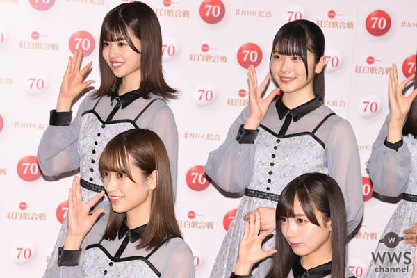 日向坂46がNHK紅白のリハーサルに登場！初出場への意気込み「皆さんにハッピーになっていただきたいです」＜第70回NHK紅白歌合戦＞