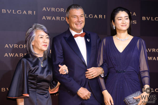 小雪が「ブルガリアウローラ アワード」のフォトコールに登場！＜BVLGARI AVRORA AWARDS 2019＞