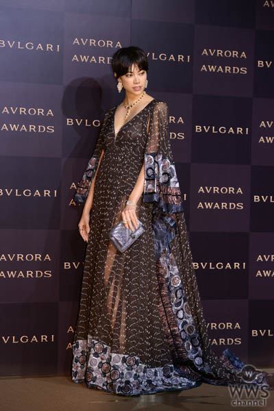 森星が「ブルガリアウローラ アワード」のフォトコールに登場！＜BVLGARI AVRORA AWARDS 2019＞