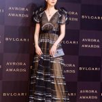 のんが透け感のロングドレスで「ブルガリアウローラ アワード」のフォトコールに登場！＜BVLGARI AVRORA AWARDS 2019＞