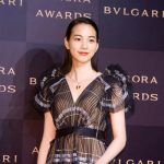のんが透け感のロングドレスで「ブルガリアウローラ アワード」のフォトコールに登場！＜BVLGARI AVRORA AWARDS 2019＞