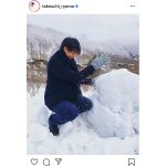 竹内涼真が雪の中ではしゃぐ姿に「めちゃくちゃ可愛い」「こんなかわいい人いるか？」と大反響！