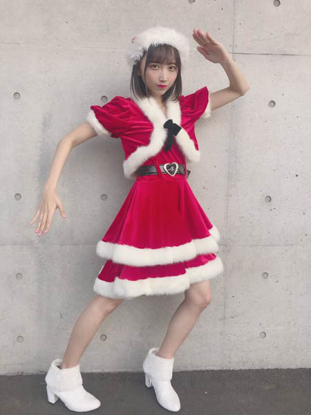 STU48 瀧野由美子、福田朱里、門脇実優菜からクリスマスイブにサンタコス写真が続々投稿！