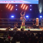 グラビアアイドル・青山めぐが東京ドームで新日本プロレスを観戦！獣神サンダー・ライガー、藤波辰爾、田口隆祐らによる第1試合で幕開け！