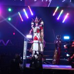 グラビアアイドル・青山めぐが東京ドームで新日本プロレスを観戦！獣神サンダー・ライガー、藤波辰爾、田口隆祐らによる第1試合で幕開け！