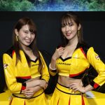 宮島マリーナ、石原未梨がダンロップブースでお出迎え！＜東京オートサロン2020＞