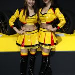 宮島マリーナ、石原未梨がダンロップブースでお出迎え！＜東京オートサロン2020＞