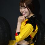 宮島マリーナ、石原未梨がダンロップブースでお出迎え！＜東京オートサロン2020＞