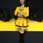宮島マリーナ、石原未梨がダンロップブースでお出迎え！＜東京オートサロン2020＞